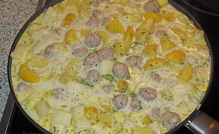 Photo of SCHMORGURKEN MIT HACKBÄLLCHEN