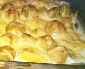 Photo of Kartoffel-Rosenkohl Auflauf mit Frikadellen