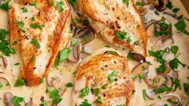 Photo of Mediterrane Putenschnitzel mit Zucchini und Feta
