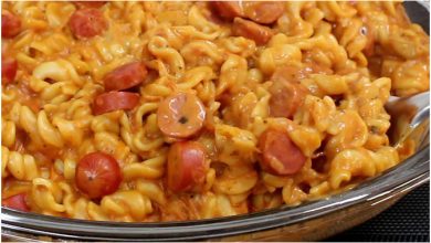 Photo of Schnell gemacht: Makkaroni-Wurst-Pfanne