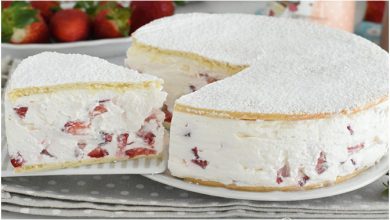 Photo of Erdbeer Frischkäse Torte, gelingt immer