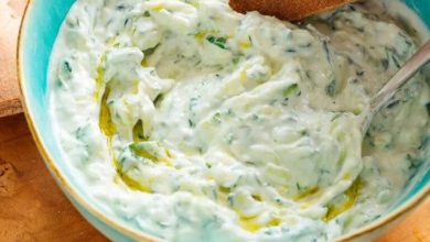 Photo of Cacik (Schafskäse-Joghurt-Dip mit Gurken und Knoblauch)