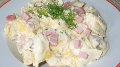 Photo of TORTELLINI MIT KÄSE SAHNE SOSSE