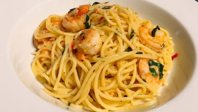 Photo of Spaghetti mit Chili, Knoblauch und Garnelen