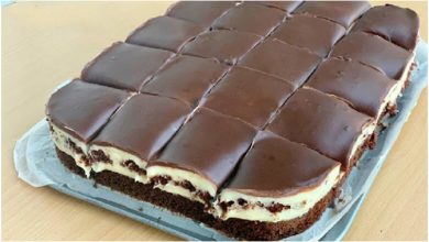 Photo of Schoko Schnitte mit Creme