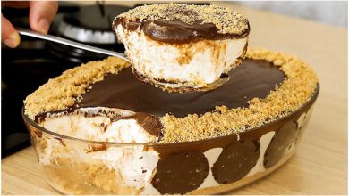 Photo of Butterkeks Dessert mit Quark und Sahne – EINFACH UND SCHNELL!