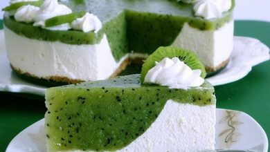 Photo of BUTTERKEKS KIWI TORTE MIT FRISCHKÄSE!