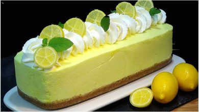 Photo of Frischkäse Torte zuckerfrei und ohne backen