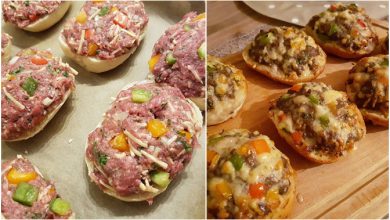 Photo of Paprika-Hackbrötchen