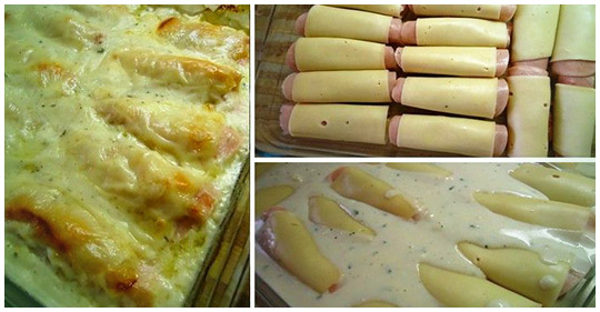 Photo of Hähnchenrouladen in Sahnesoße mit Schinken