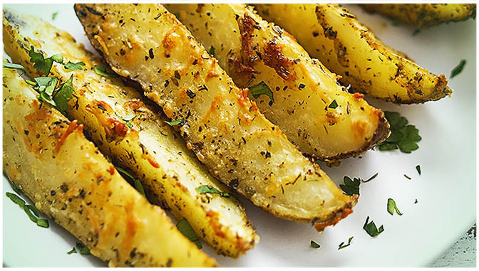 Photo of Knusprige Knoblauch-Kartoffeln mit schneller Zubereitung