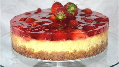 Photo of Erdbeerkuchen mit Vanillepudding einfach und schnel