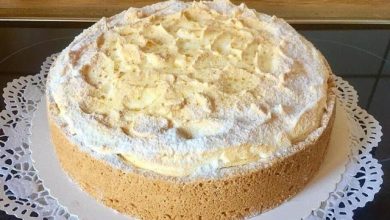 Photo of Quark Schneekuchen mit Vanillepudding