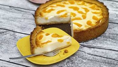 Photo of Käsekuchen mit Mandarinen