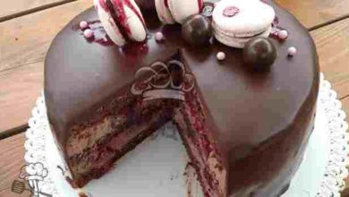 Photo of Schokoladentorte mit Sauerkirschen