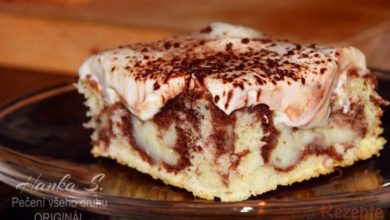 Photo of Rührkuchen mit Vanillepudding und Sahnecreme