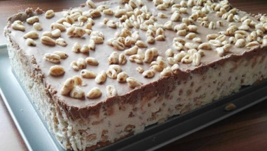 Photo of Kinder Kuchen mit Butterkeksen, ohne Backen !