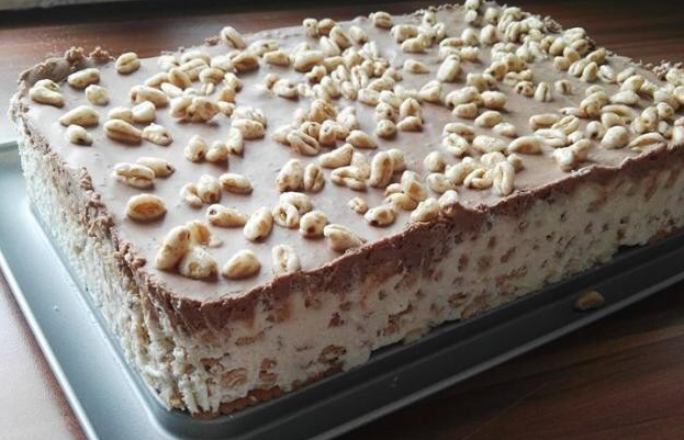 Photo of Kinder Kuchen mit Butterkeksen, ohne Backen !