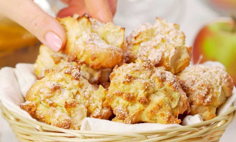 Photo of Apfelküchlein mit Zimtzucker, schneller weg als man gucken kann !