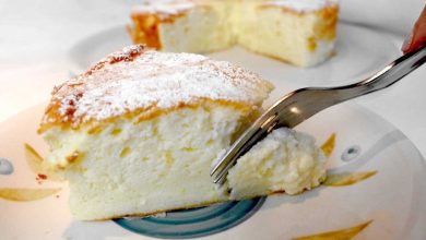 Photo of Ein Traum von Käsekuchen, sooo cremig und ohne Boden !