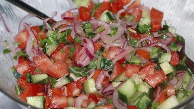 Photo of Türkischer Tomatensalat, super würzig !