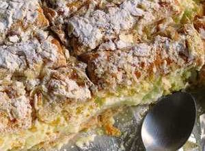 Photo of Fantastischer Streuselkuchen mit Pudding gefüllt