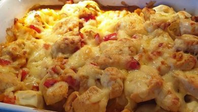Photo of Hähnchen Tortellini Auflauf mit Käse