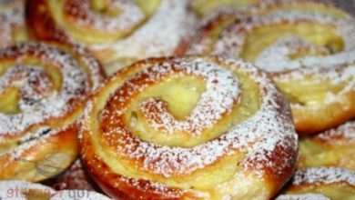 Photo of Pudding-Quark-Schnecken