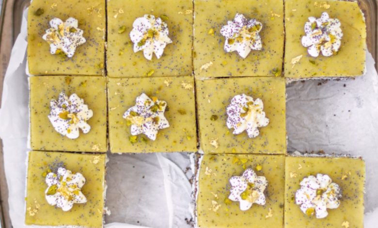 Photo of Cremeschnitten mit Mohn