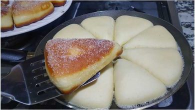 Photo of Fantastische Quark-Fächer mit Zimtzucker aus der Pfanne !