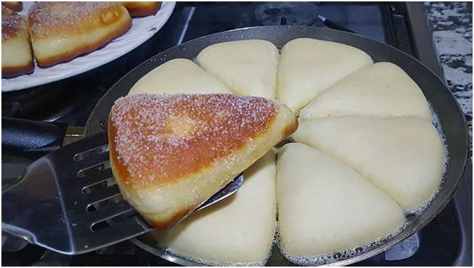 Photo of Fantastische Quark-Fächer mit Zimtzucker aus der Pfanne !