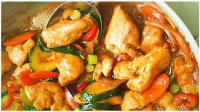 Photo of Gemüsepfanne mit Hähnchen, schnelles Abendessen !