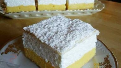 Photo of Französische Cremeschnitten ohne Glasur