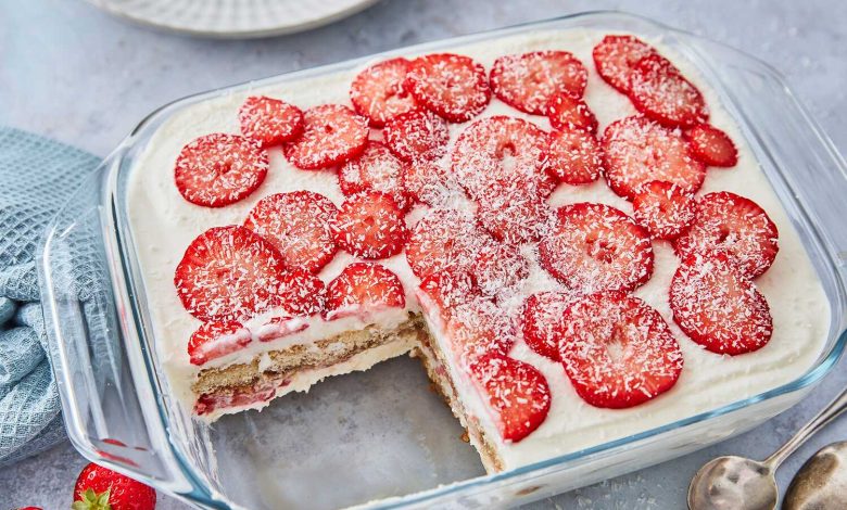 Photo of Erdbeer-Kokos-Tiramisu