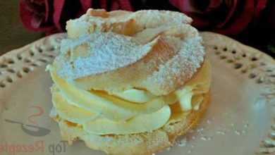 Photo of Brandteig-Windbeutel mit Vanillecreme