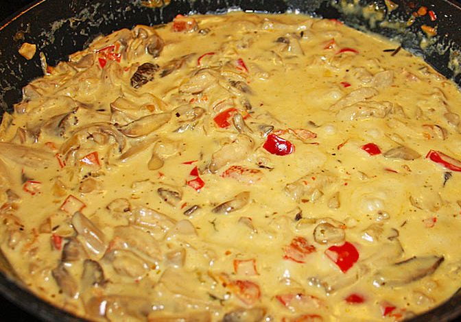 Photo of Sahne Käse Geschnetzeltes, das süchtig macht, Einfach & lecker!