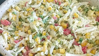 Photo of Übernachtsalat – Schmeckt ausgezeichnet!