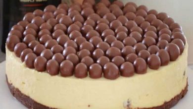 Photo of WEISSE SCHOKOLADE KÄSEKUCHEN MIT BAILEYS UND MALTESE