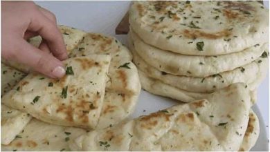 Photo of Knoblauch Fladen mit Käse gefüllt, einzigartig lecker !