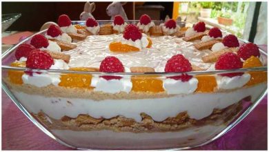 Photo of KÄSE SAHNE DESSERT, UND DAS RIECHT SO LECKER !