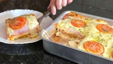 Photo of Toast Mozzarella Auflauf aus dem Backofen