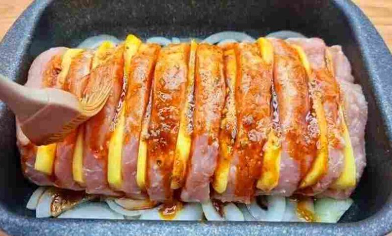 Photo of Geschichtetes Fleisch mit Kase, Superzart!