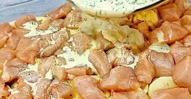 Photo of Hähnchen Kartoffel Gratin, könnte ich gerade jeden Tag essen!