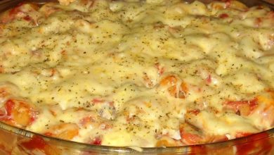 Photo of Überbackene Pizza-Nudeln