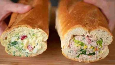 Photo of Gefülltes Sandwich Brot zum Frühstück