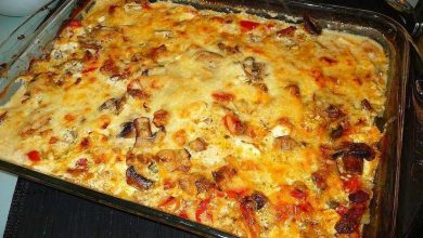 Photo of Überbackene Gyros in Champignon Sahnesoße