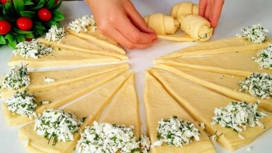 Photo of FANTASTISCHE HÖRNCHEN MIT KÄSEFÜLLUNG