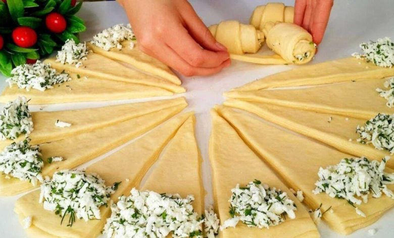 Photo of FANTASTISCHE HÖRNCHEN MIT KÄSEFÜLLUNG