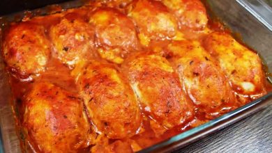 Photo of GRATINIERTE HÄHNCHENBRUST MIT PARMESAN