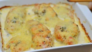 Photo of ÜBERBACKENE HÄHNCHENBRUST IN SAHNESOSSE